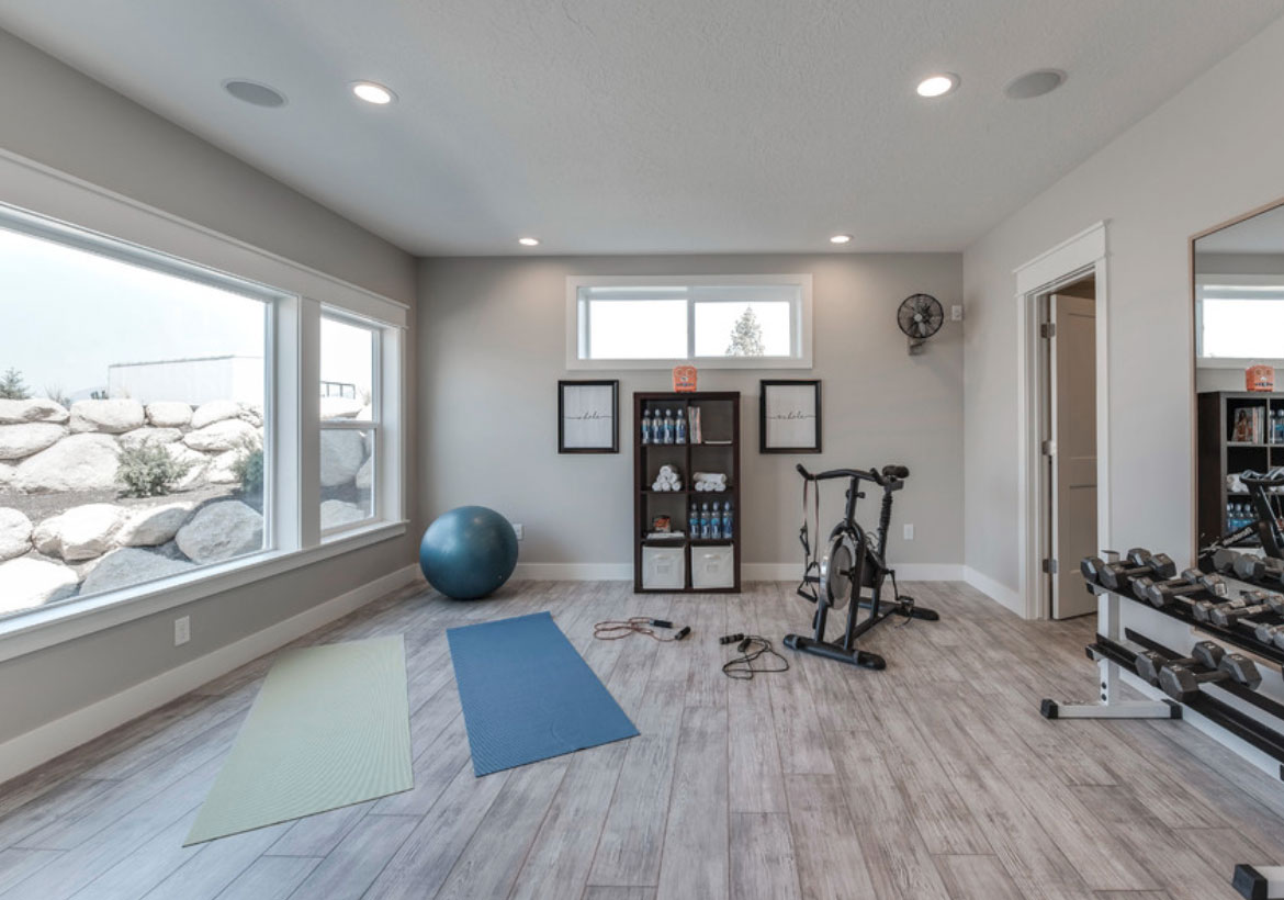 workout room mats