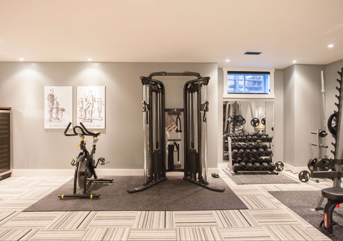Best Home Gym Flooring & Workout Room Flooring Options - Sebring Design