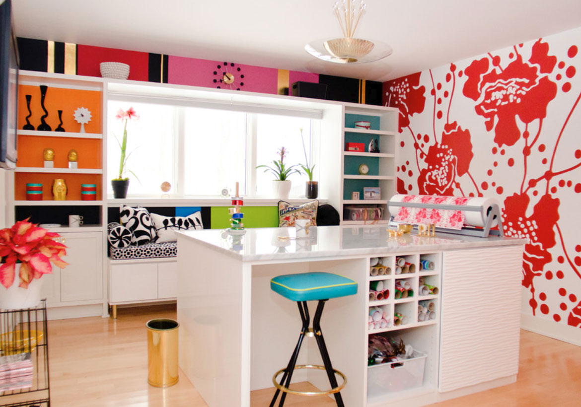 Craft Rooms Designs : Home Office Craft Room Design Ideas - HomesFeed - 9 genius craft room decorating ideas.