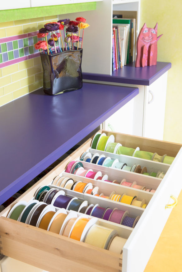 Craft Room Storage / Inspiring Craft Room Storage Ideas Craft Room Organization Ideas : This awesome piece, made out of an ikea kallax hack, is the one that you should not miss out for.