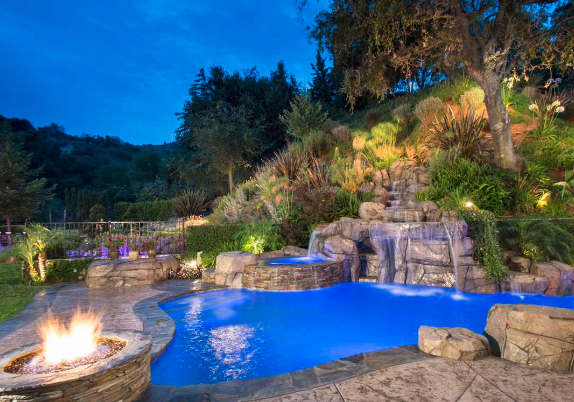 backyard landscaping with pool ideas