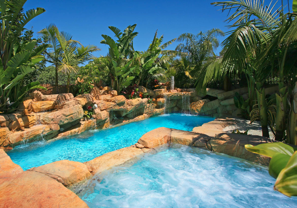 nice backyard pool