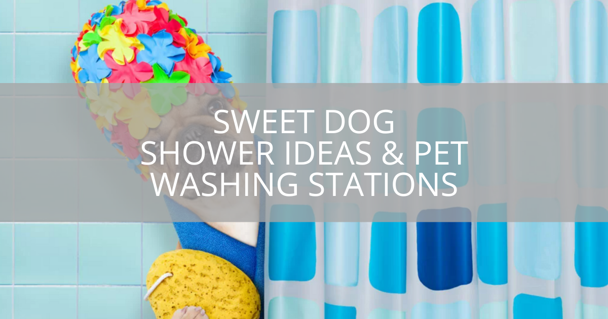 Sweet Dog Shower Ideas & Pet Washing Stations