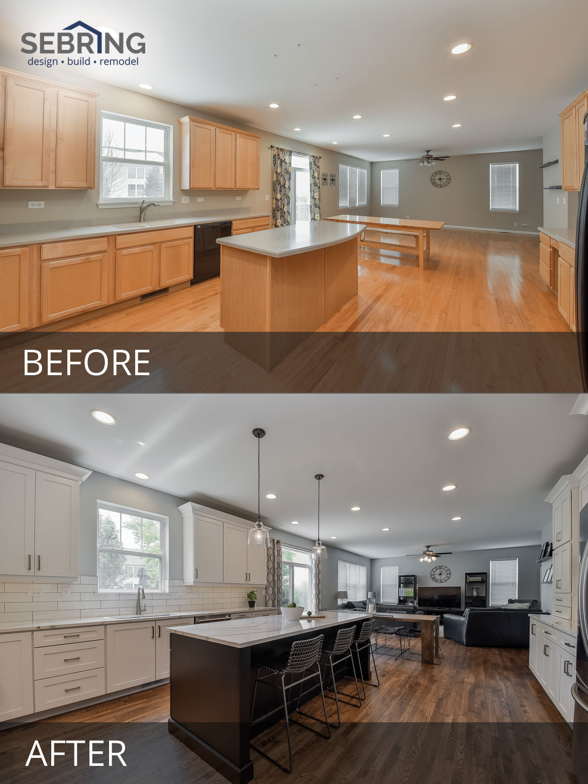 Pete & Mary's Kitchen Before & After Pictures | Home Remodeling