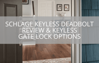 schlage keyless deadbolt review keyless gate lock options