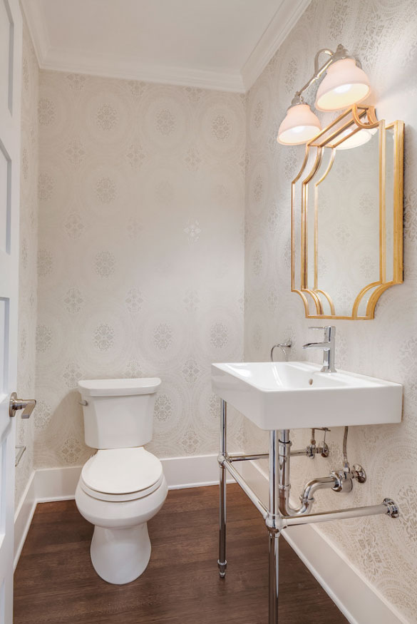 1 2 Bath Powder Room Ideas With Wall Hung Vanity toronto 2021