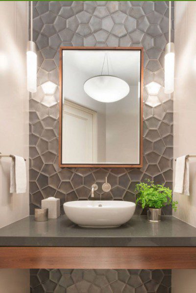 Phenomenal Powder Room Ideas Half Bath Designs 104 Sebring Design Build 400x598 