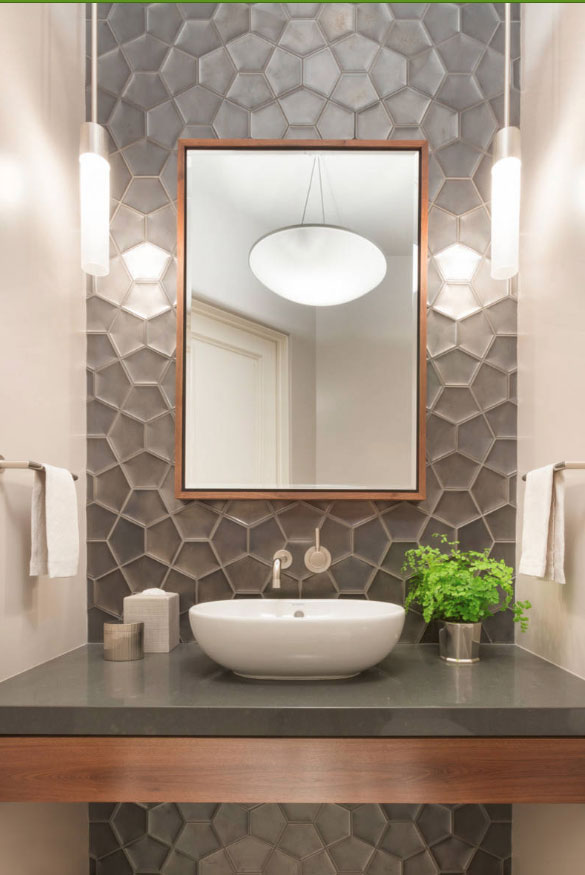 Half Bathroom Tile Ideas - Home Sweet Home | Modern Livingroom