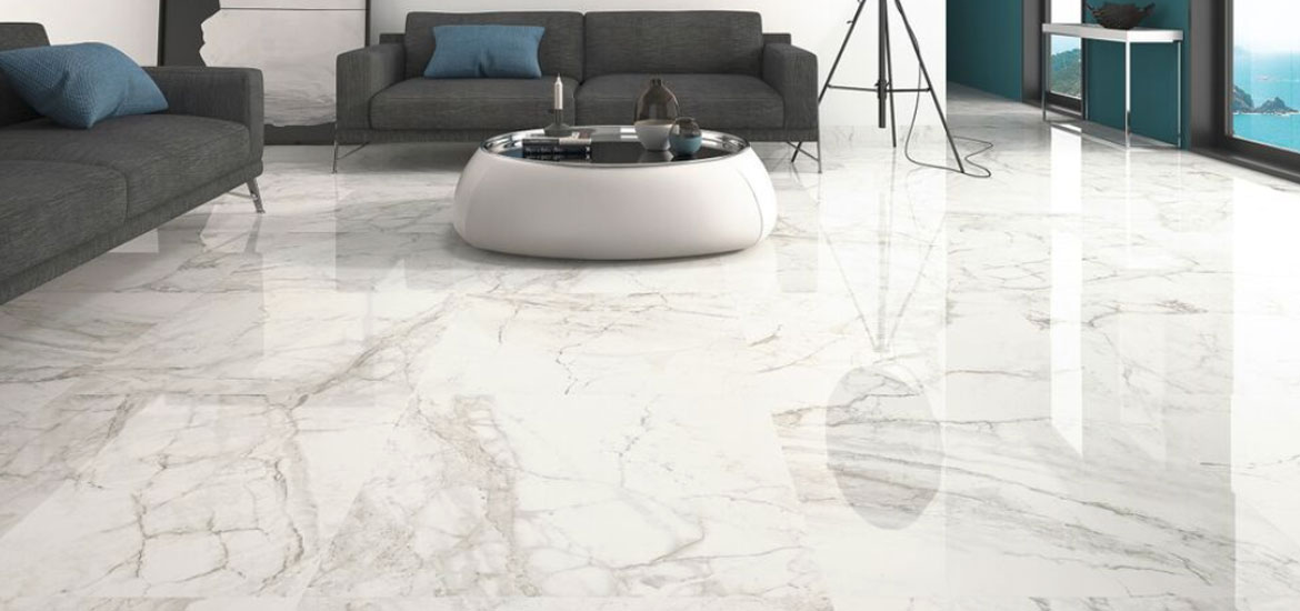 Tile That Looks Like Marble Solid, Faux White Marble Flooring