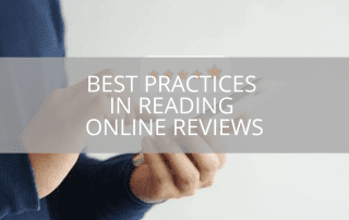 Best Practices in Reading Online Reviews