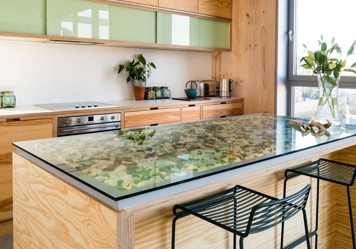 4 Glass Countertop Ideas For Your Next, How To Install Glass Countertops