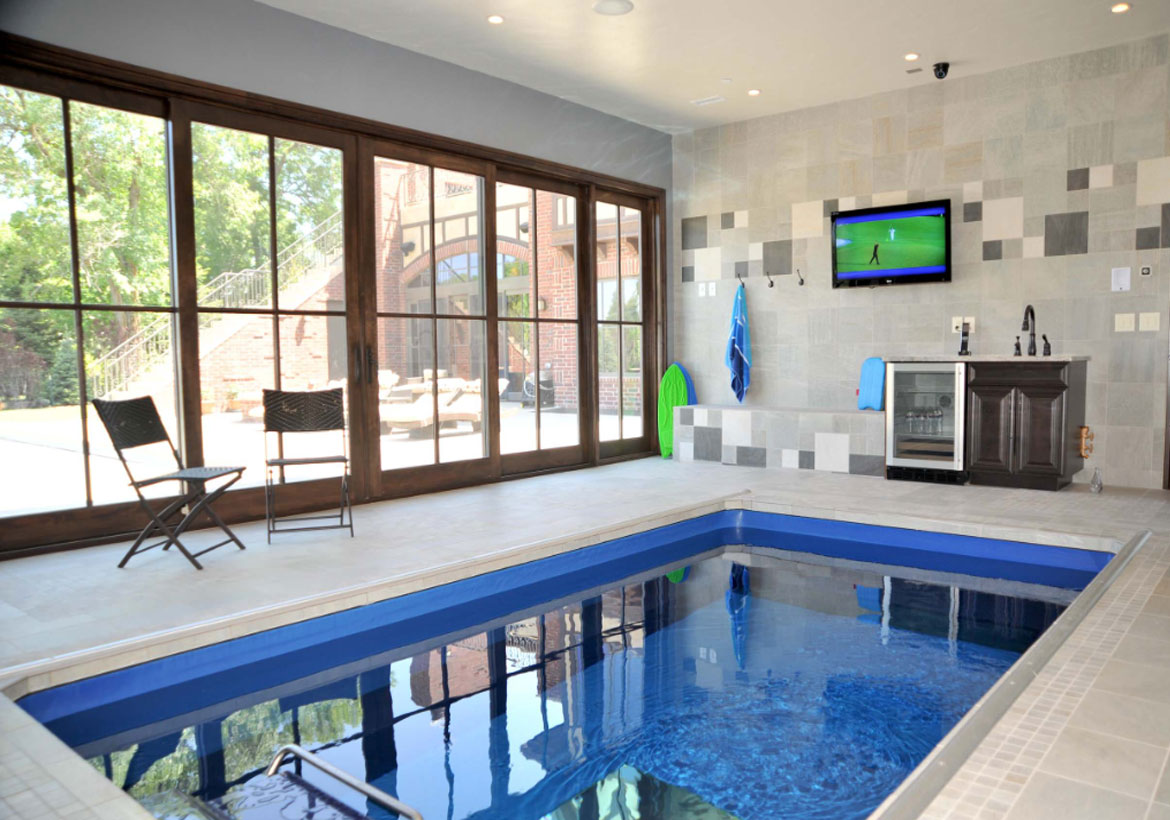 Indoor Pool and Hot Tub Ideas Swim With Style At Home