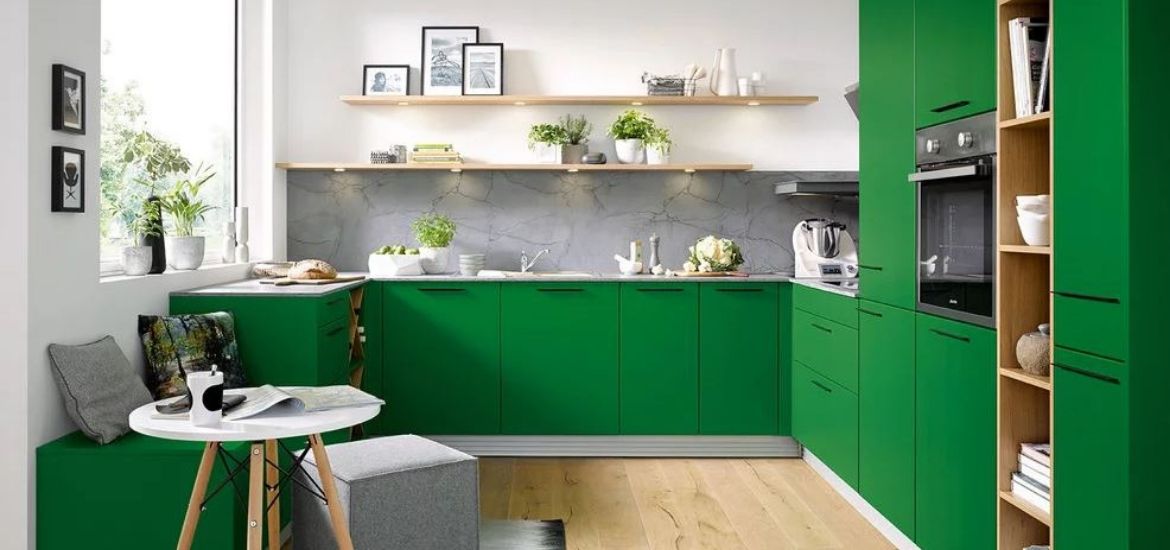 Color Inspiration - Green Kitchen Cabinets - Addicted 2 Decorating®