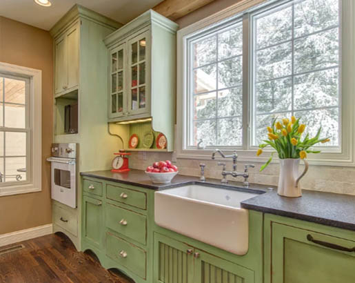 Green Kitchen Cabinet Ideas