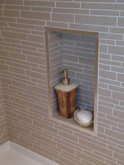 Shower tile edge trim