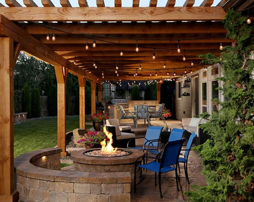 30 Outdoor Patio LED & Bistro String Lights Ideas ...