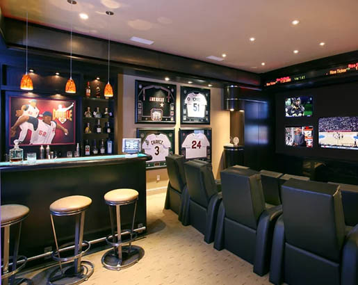 Featured image of post Home Theatre Bar Ideas - Most of the residence theater ideas that we come across employ a dark, sophisticated color scheme.