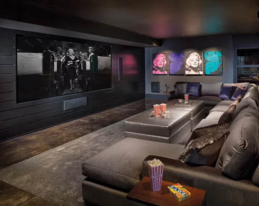 best movie room setup