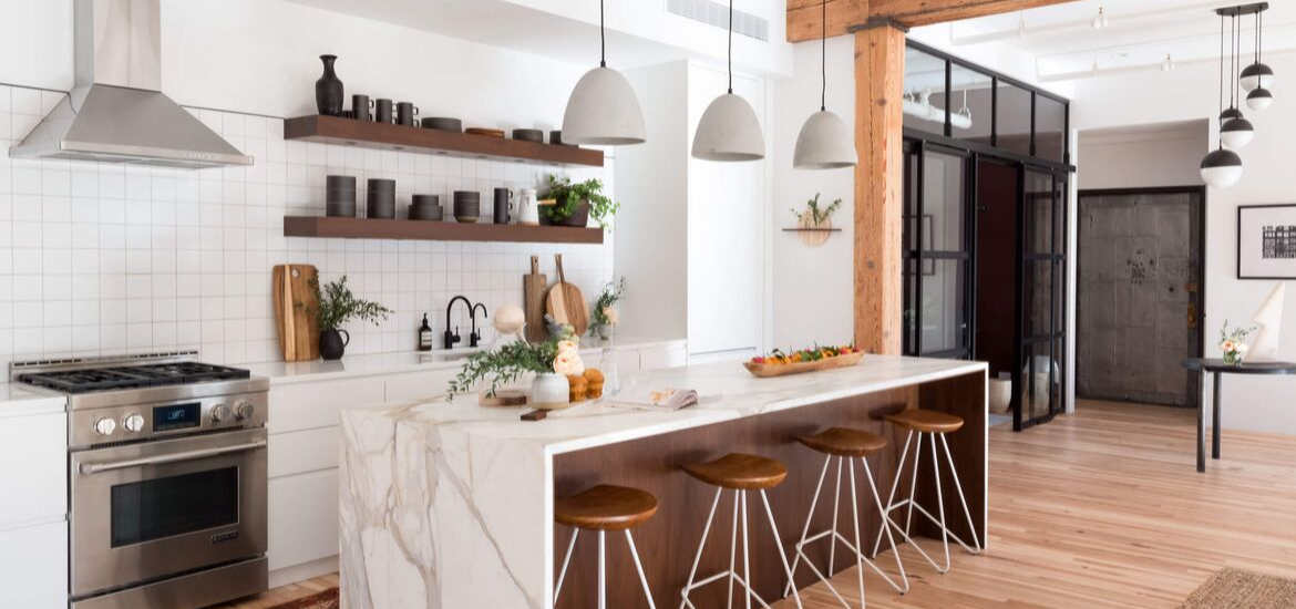 Floating Kitchen Shelving Ideas