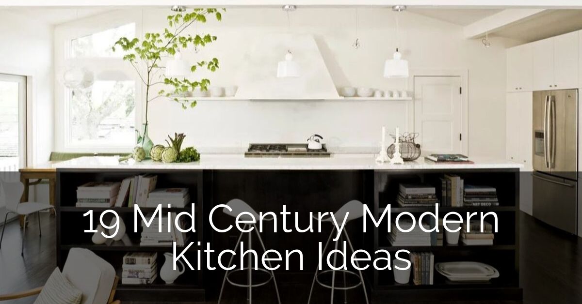 19 Mid Century Modern Kitchen Ideas, Mid Century Modern Tile Countertops