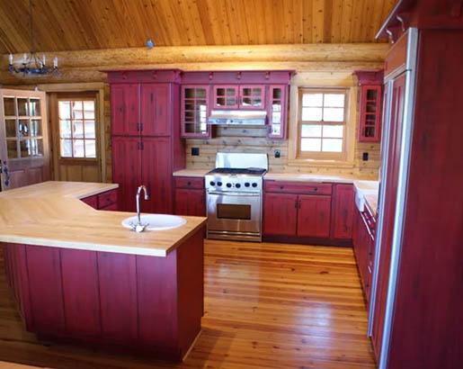 Red kitchen ideas – cabinets and details in shades from rust to scarlet