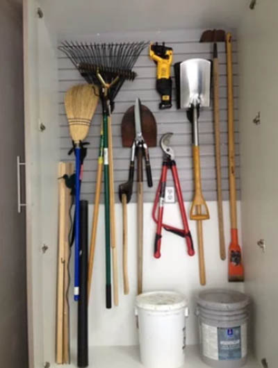 31 Tool Storage Ideas Sebring Design, Ideas For Hanging Up Garden Tools