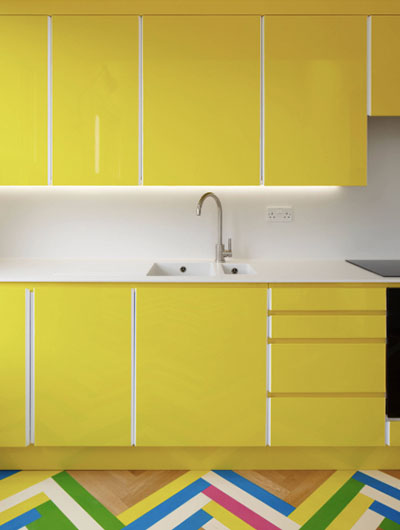 Yellow Kitchen Cabinet Ideas