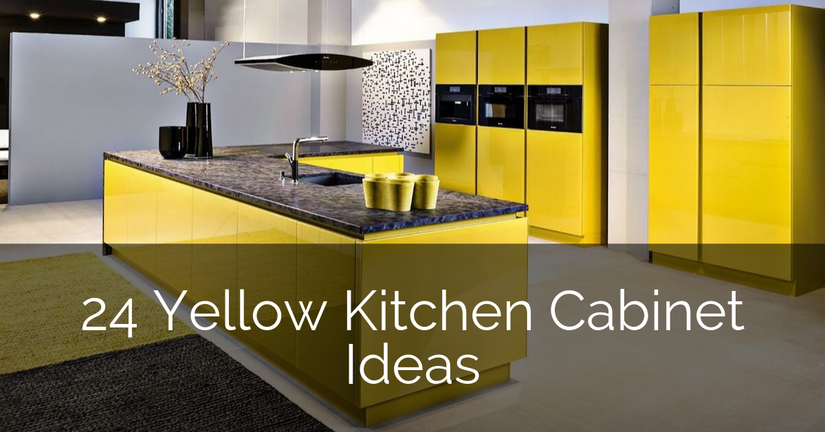 24 Yellow Kitchen Cabinet Ideas Sebring Design Build