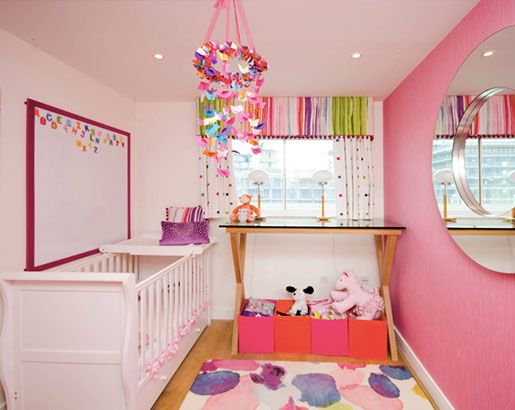 baby girl pink room