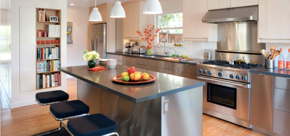 21 Steel Metal Kitchen Cabinet Ideas, Advantages Of Stainless Steel Kitchen Cabinets