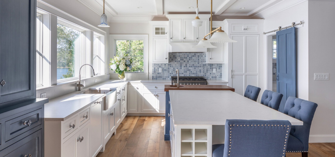 31 Nautical Coastal Kitchen Decor Ideas, Beach Style Kitchen Cabinets