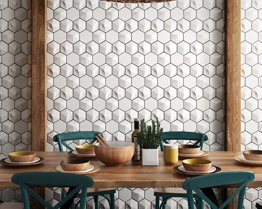 Dimensional 3D Wall Tile Ideas For Your Kitchen Or Bath