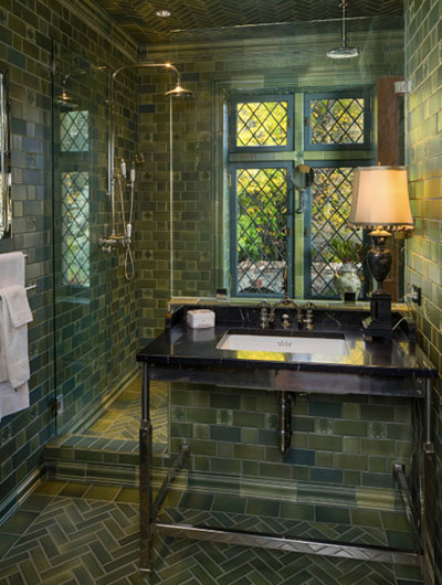 23 Green Tile Design Ideas For Your, Olive Green Wall Tiles