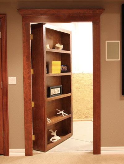37 Secret Doorway Ideas, Secret Bookcase Door Latch