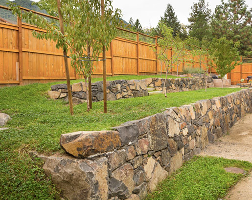 Riva Retaining Wall and Garden Wall Construction