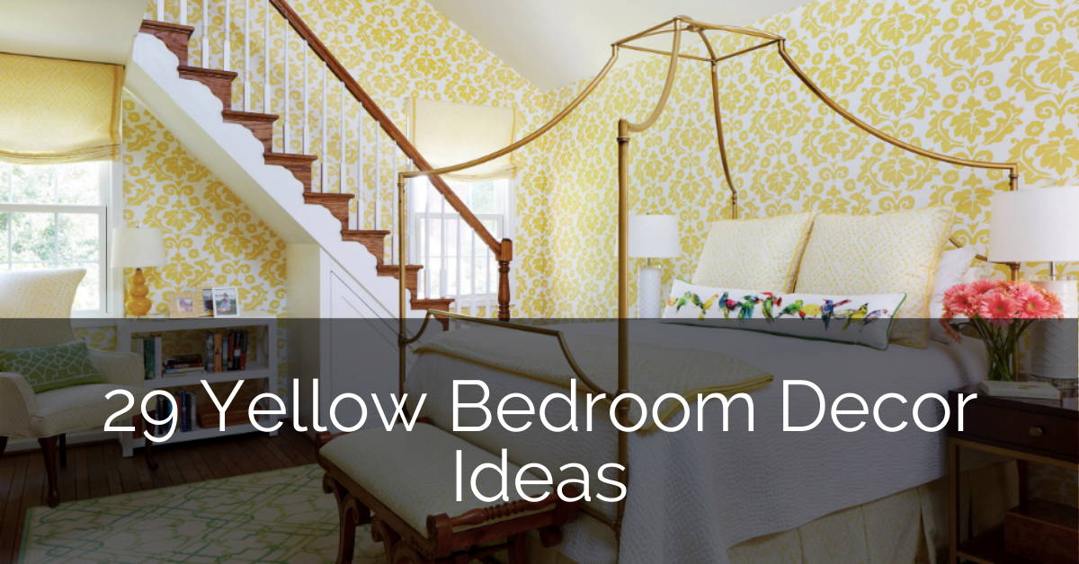 29 Yellow Bedroom Decor Ideas Sebring Design Build - Yellow And Grey Room Decor