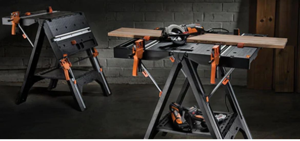 Black+Decker Workmate 301, Folding Workbench, Movable Wood Jaws