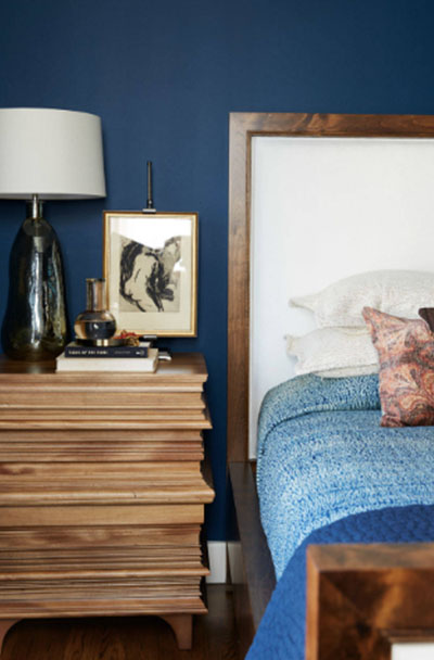 29 Blue Bedroom Decor Ideas Sebring, Light Blue Bedroom Walls With Dark Furniture