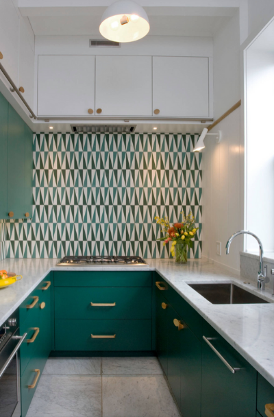 Geometric Shaped Tile Design Ideas For Your Kitchen & Bath