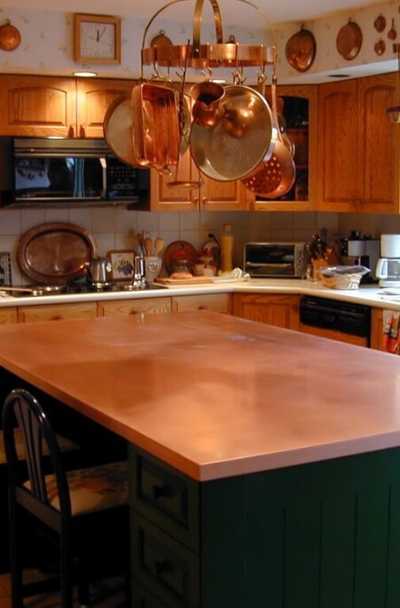 Copper Countertop Design Ideas for Your Kitchen and Bar