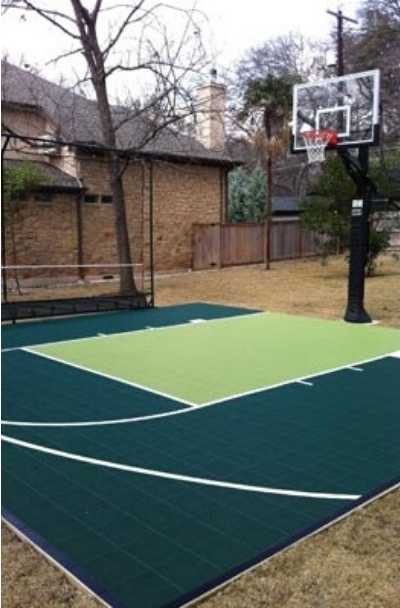 Outdoor Home Basketball Courts Ideas