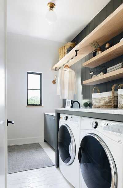 23 Modern Farmhouse Laundry Room Ideas  Sebring Design Build