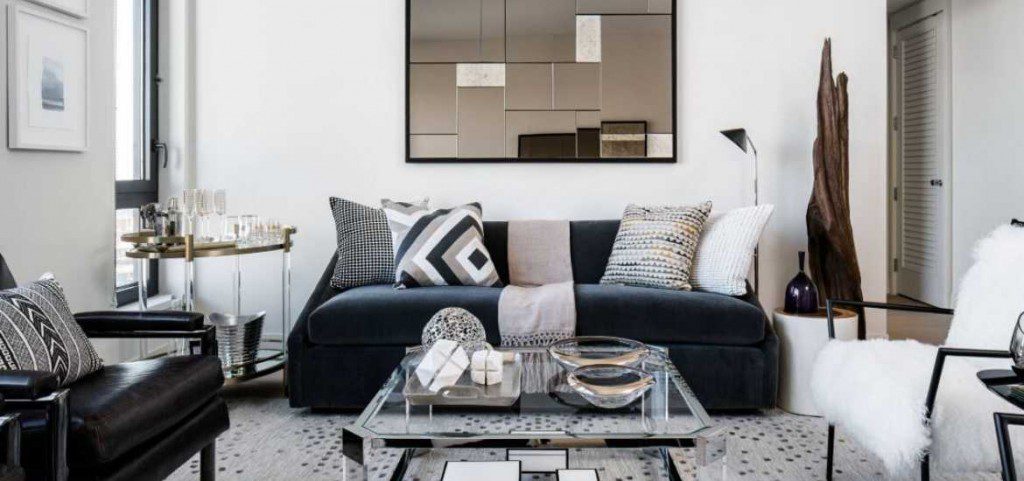 17 Black Living Room Decor Ideas, Black And Gray Living Room Decor