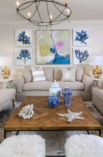 17 Blue Living Room Decor Ideas, Blue Accent Living Room Ideas