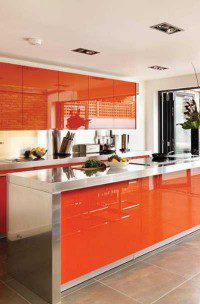 23 Orange Kitchen Cabinet Ideas | Sebring Design Build