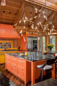 23 Orange Kitchen Cabinet Ideas | Sebring Design Build