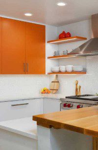 23 Orange Kitchen Cabinet Ideas | Sebring Design Build