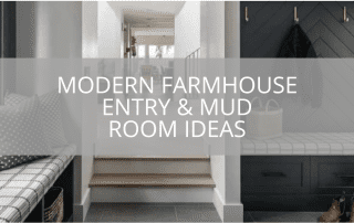 Modern Farmhouse Entry & Mud Room Ideas