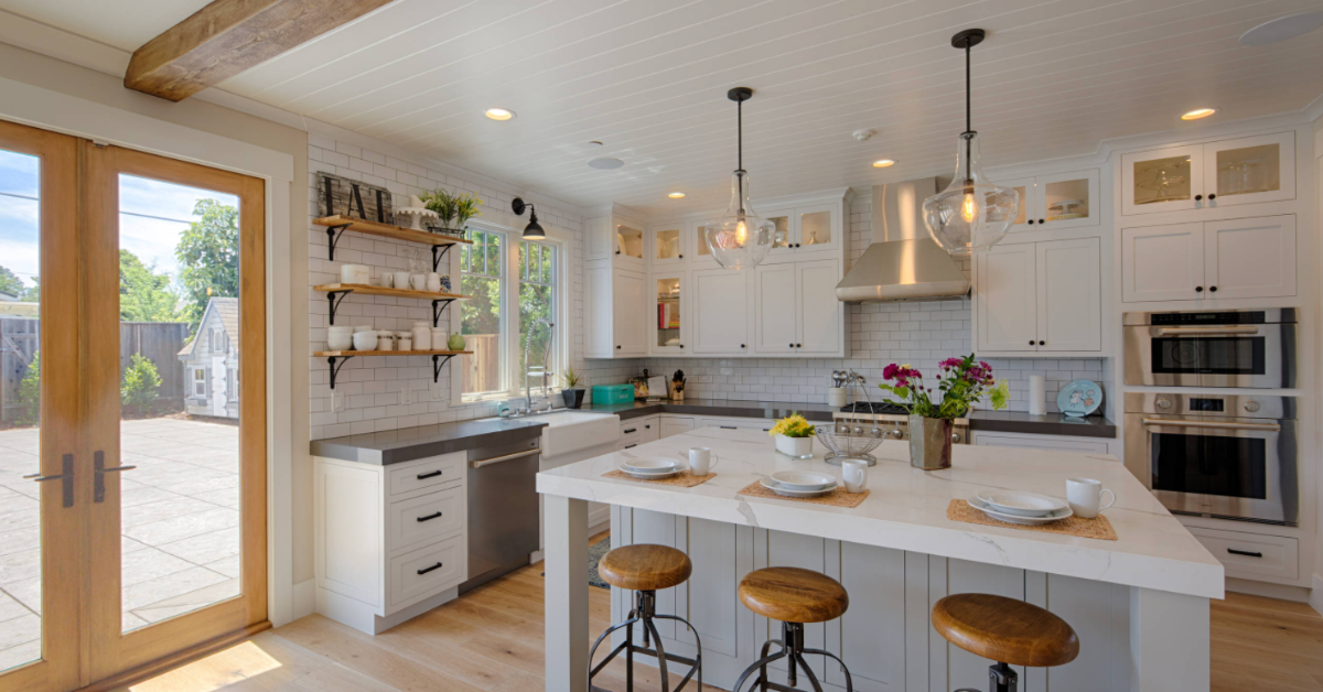 Modern Farmhouse Kitchen Cabinet Ideas, Farmhouse Kitchen Ceiling Ideas