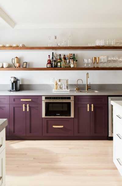 Purple Kitchen Cabinet Ideas